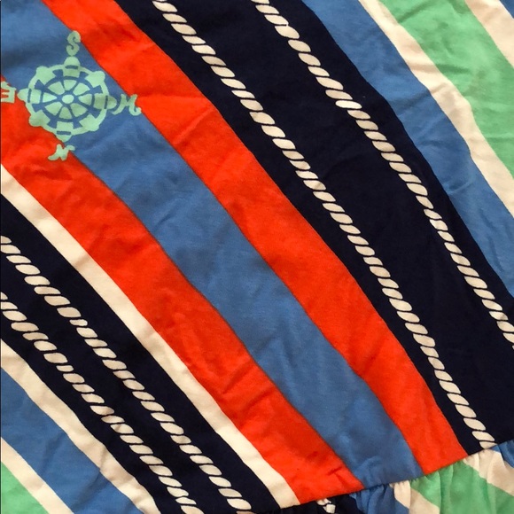 Lilly pulitzer flowy strapless nautical dress - Picture 2 of 2